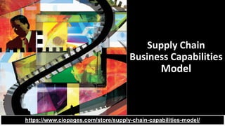 Supply Chain
Business Capabilities
Model
https://www.ciopages.com/store/supply-chain-capabilities-model/
 