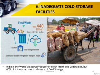 Inadequate Storage SUPPLY CHAIN MANAGEMENT CHALLENGES-FRUITS AND VEGETABLES | PPTX