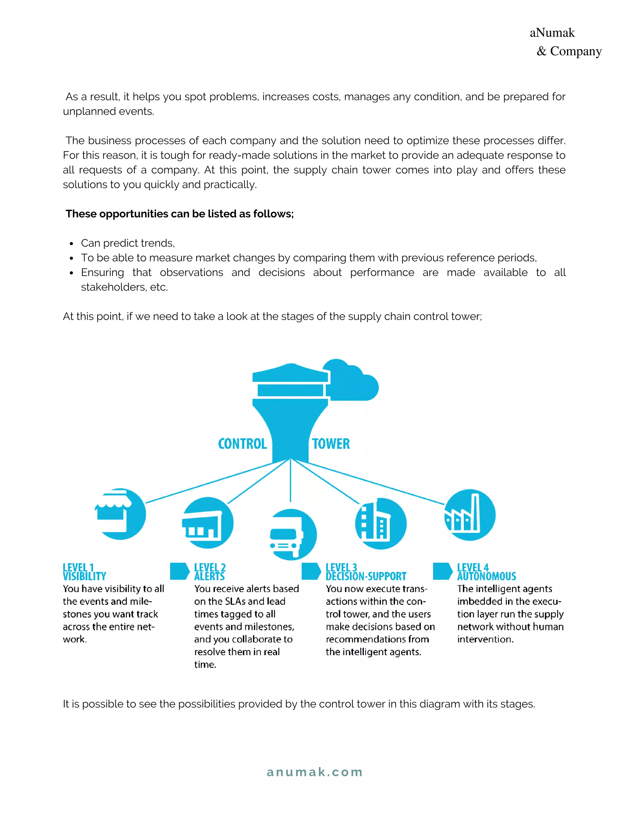 Supply chain control tower | PDF