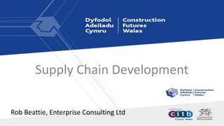 Rob Beattie, Enterprise Consulting Ltd
Supply Chain Development
 