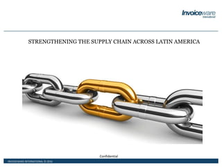 INVOICEWARE INTERNATIONAL © 2016
Confidential
STRENGTHENING THE SUPPLY CHAIN ACROSS LATIN AMERICA
 