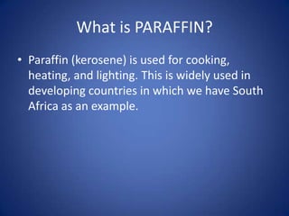 Paraffin Source Supply chain of paraffin | PPTX
