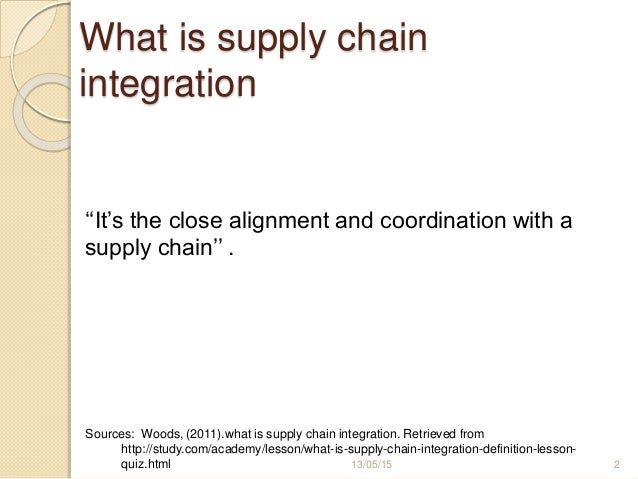 Supply Chain Integration