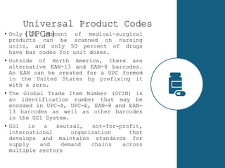 Upc Code Medication SupplyChain_Inventory Manageme-hospital managemntnt | PPTX