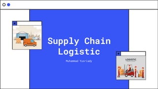 Supply Chain
Logistic
Muhammad Yusriady
 