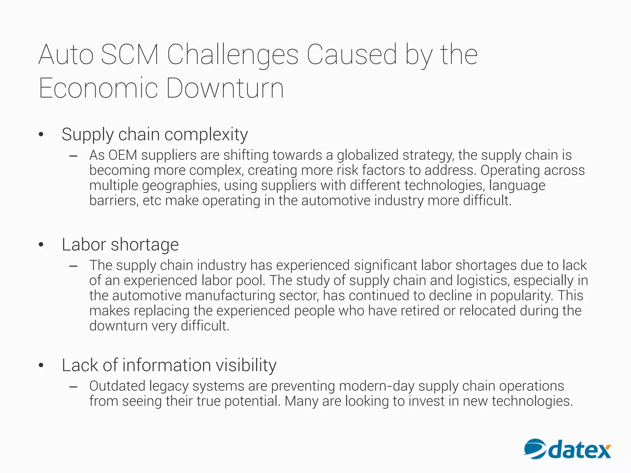 Supply Chain & Logistics Basics: The Automotive Supply Chain | PDF