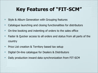 Supply chain management