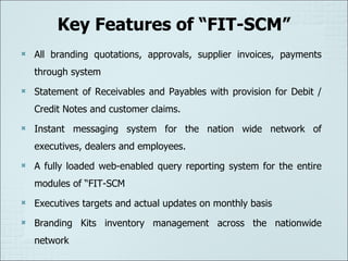 Supply chain management