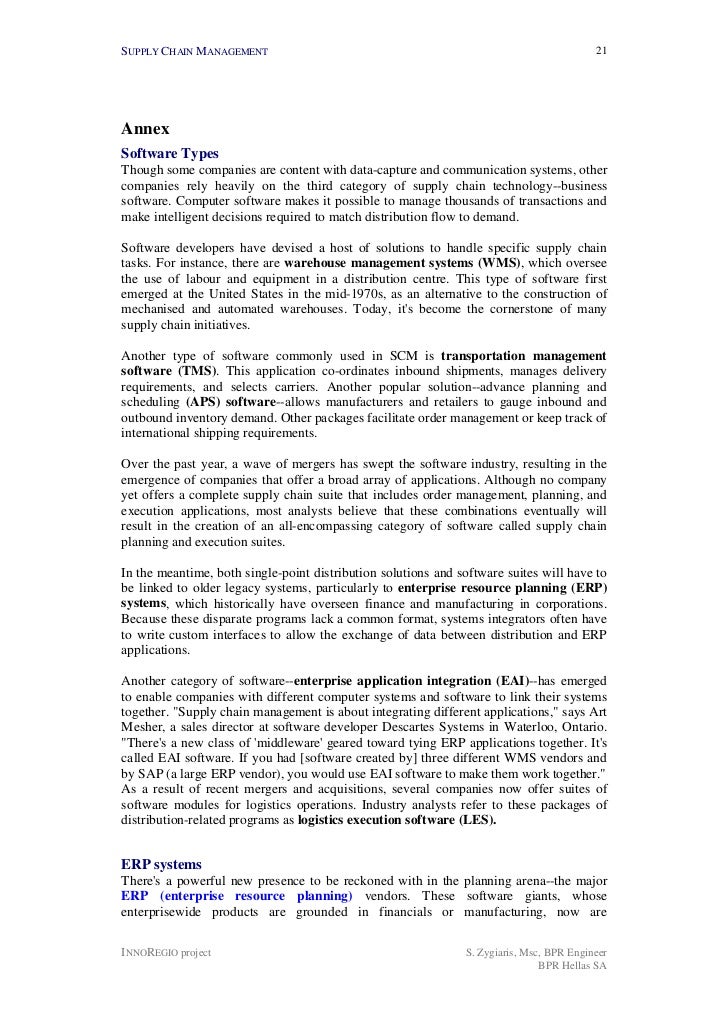 Supply Chain Management