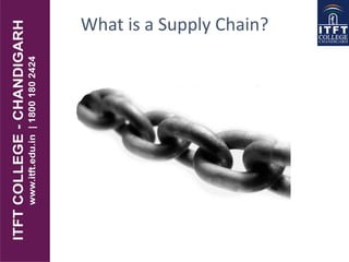 What is a Supply Chain?
 