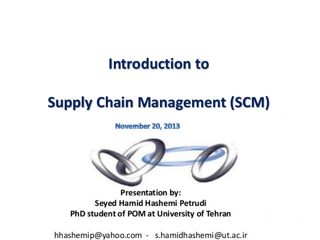Phd thesis on supply chain management