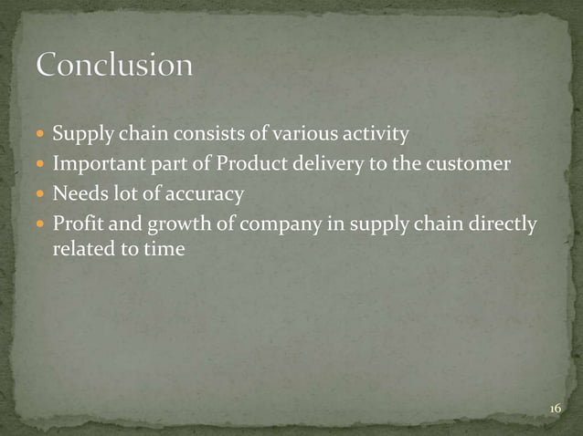 Supply Chain Management PPT supply-chain-management-ppt