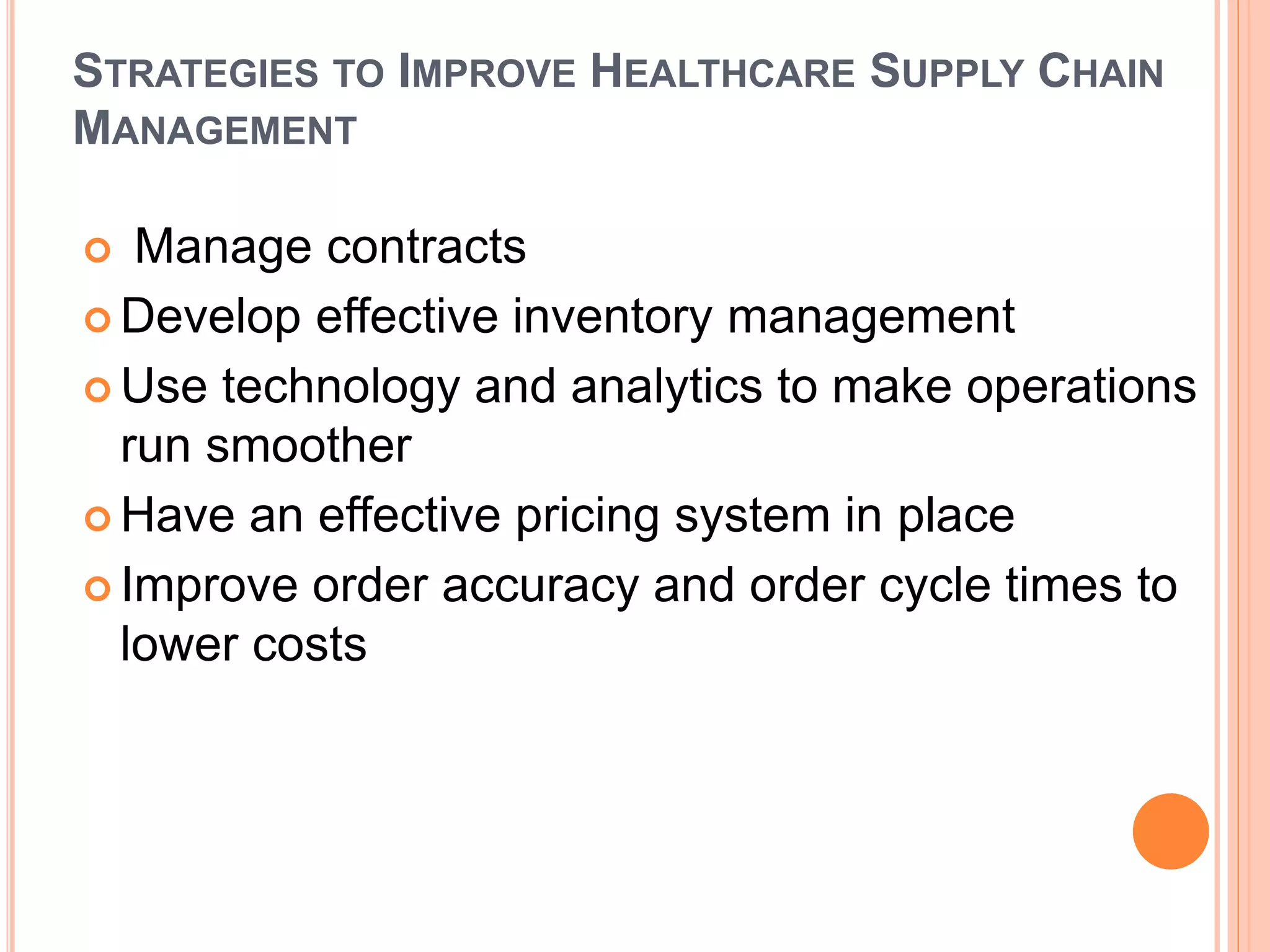Healthcare Supply Chain Management | PPTX