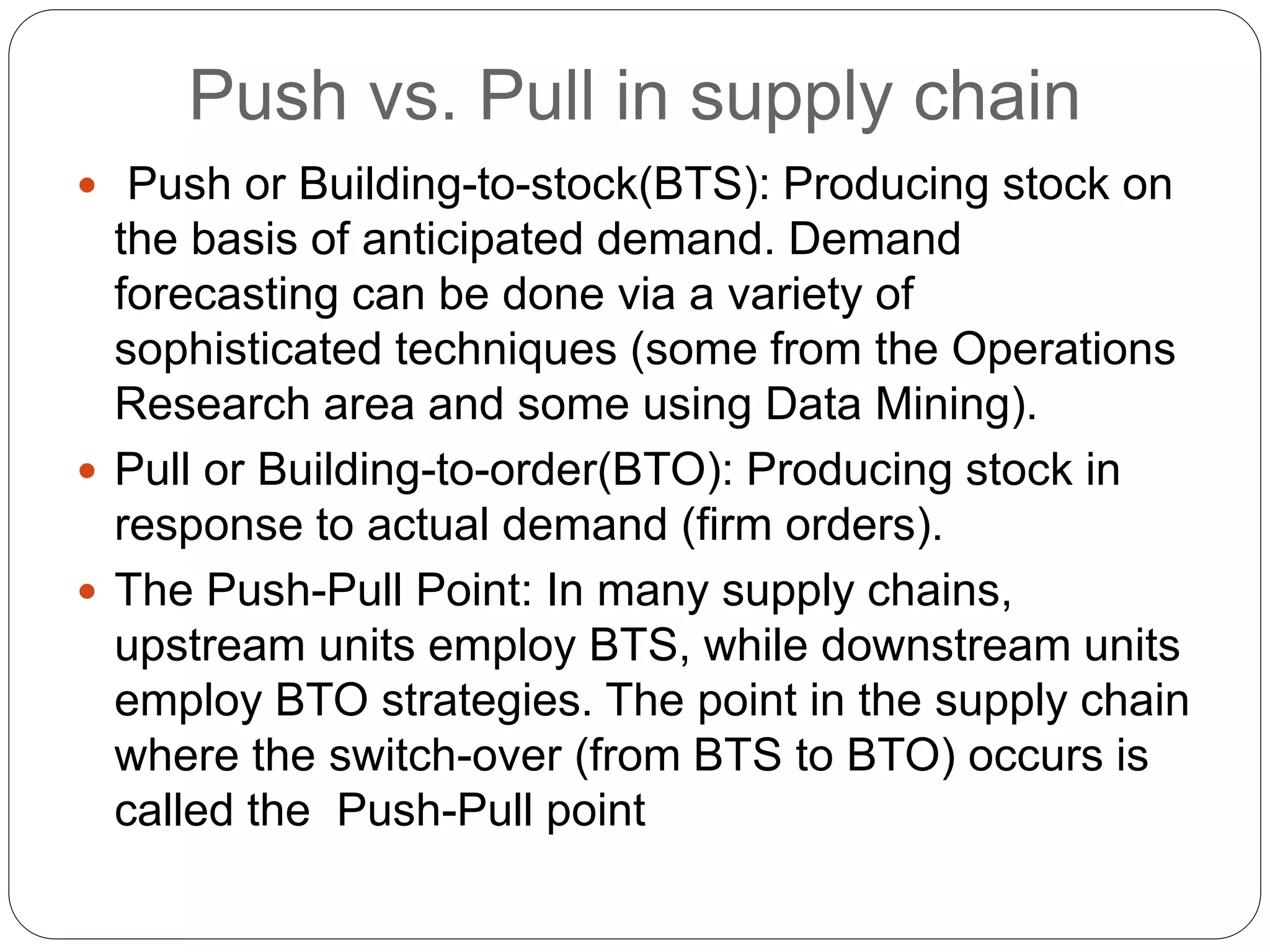 Supply chain management | PPTX