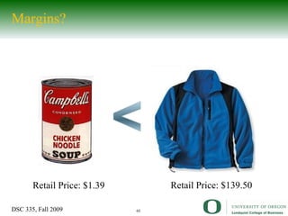 Margins? Retail Price: $139.50 Retail Price: $1.39 