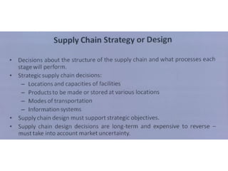 SUPPLY CHAIN MANAGEMENT Introduction and overview. | PPTX