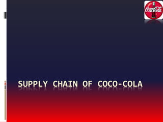 SUPPLY CHAIN OF COCO-COLA
 