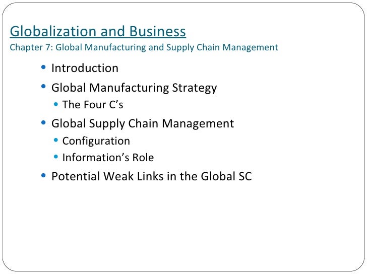 global supply chain presentation briefing notes The global supply chain forum: supply chain management is the integration of key business processes from end user through there is a brief review of the supply chain framework next, there is a section on each of the eight processes this is followed by a section on implementation finally, opportunities for. global supply chain presentation briefing notes The global supply chain forum: supply chain management is the integration of key business processes from end user through there is a brief review of the supply chain framework next, there is a section on each of the eight processes this is followed by a section on implementation finally, opportunities for.