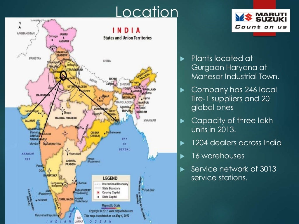 Supply chain of maruti suzuki in india