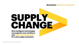 Supply Change Research: Intelligent Technologies in the Supply Chain 