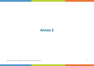 




                                                                                                   Annex 2 




Supply Chain Resilience 2012.  Copyright © 2012 The Business Con nuity Ins tute.  All Rights Reserved.        32 
 