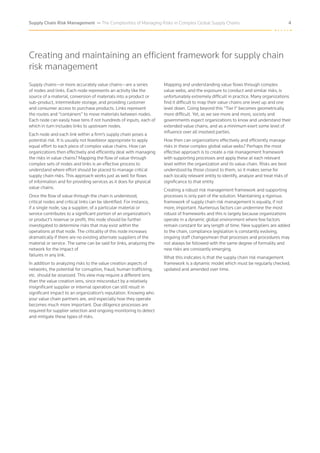 SUPPLY CHAIN RISK MANAGEMENT | PDF