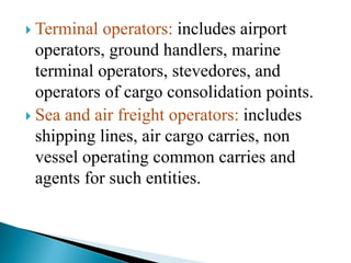 Terminal Line Operator Supply chain seccurity | PPTX