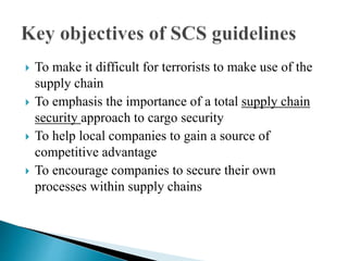 Supply chain seccurity | PPTX