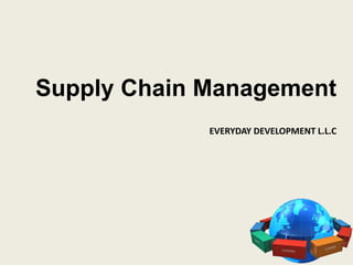 Supply Chain Management
EVERYDAY DEVELOPMENT L.L.C
 