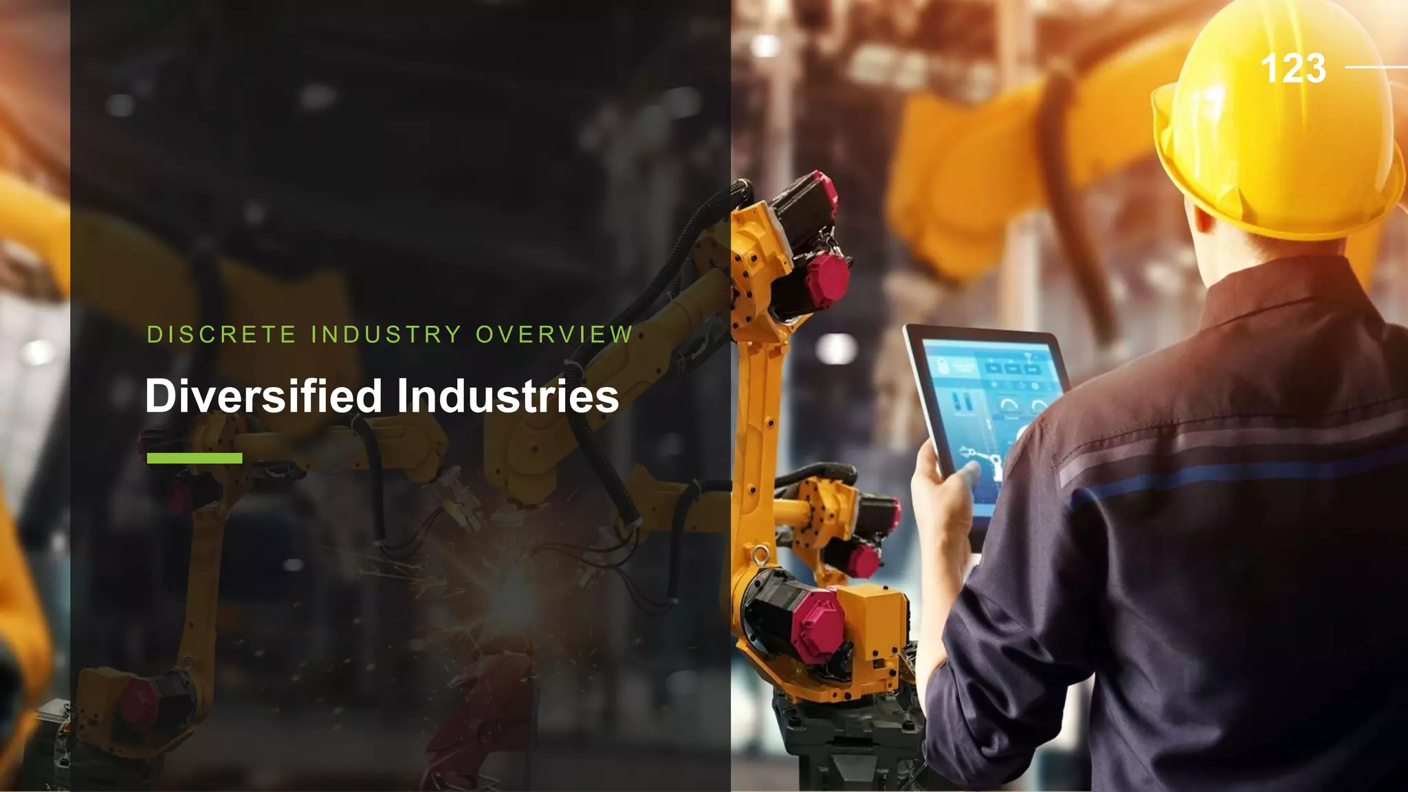 D I S C R E T E I N D U S T R Y O V E R V I E W
Diversified Industries
123
 