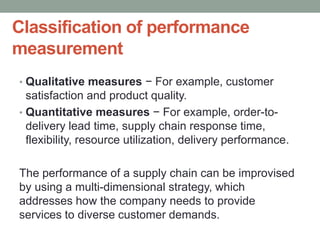 Supply chain strategy - Performance measurement System | PPTX ...