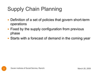 Supply Chain Strategy Or Design