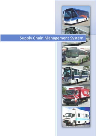 4890407476252Supply Chain Management System <br />3802380147955<br />Submitted to Mr. Sohail MajeedPrepared bySHEEMA RAZA2936ADIL AZIZ2938KHAWAR ATIQ2934SANA MUSHTAQ<br />Iqra UniversityGulshan Campus<br />FOREWORD<br /> <br />The findings essentially highlight all management functions being practiced at Hinopak with some recommendations in the end, as desired by you. Moreover, this report also reflects the impact of the crude industry of the commercial vehicles on the management decisions of Hinopak. The basis of this report has been company promotional material, company website and necessary inputs from few existing managers.<br />We are grateful to you (course facilitators Mr. Sohail Majeed) for providing us insightful guidelines and essential concepts regarding major features of management that really worked like a catalyst to materialize this report. We may not also forget the courtesy, knowledge, guidance and great piece of co-operation from management of Hinopak Motors Ltd. We are also much obliged to Mr. Salman Abdul Wahab – Manager PMD & Import, Mr. Khanzada Sehban, D.G.M MOD, for being so instrumental in their value added guidance, whenever needed, while shaping up this report.<br />Dear Sir, the report is strictly confidential and most of it should not be copied or reproduced without prior permission of Hinopak Motor Company Limited.<br />We hope that the report prepared is up to your expectations and look forward to the same kind of support and valued guidance from you in future.<br />Sincerely,<br />Sheema Raza<br />Adil Aziz <br />Khawar Atiq<br />Sana Mushtaq<br />This report is dedicated to Dear Sense Sohail San!<br /> TOC  quot;
1-3quot;
  Company Core Values & Achievements PAGEREF _Toc280965122  10<br />Mission Statement PAGEREF _Toc280965123  10<br />Visions Statement PAGEREF _Toc280965124  10<br />Export Market PAGEREF _Toc280965125  10<br />Pakistan PAGEREF _Toc280965126  10<br />Buses Business PAGEREF _Toc280965127  11<br />Trucks PAGEREF _Toc280965128  11<br />Special Vehicles PAGEREF _Toc280965129  12<br />ISO Certification PAGEREF _Toc280965130  12<br />9001 PAGEREF _Toc280965131  12<br />14001 PAGEREF _Toc280965133  12<br />Euro Emission Standard PAGEREF _Toc280965134  12<br />Material Handling PAGEREF _Toc280965135  18<br />Inventory Control PAGEREF _Toc280965136  18<br />Bill of Material PAGEREF _Toc280965137  18<br />Ordering (Local Parts) PAGEREF _Toc280965138  18<br />Scheduling (Customize KANBAN & NON-KANBAN Items) PAGEREF _Toc280965139  18<br />Stock Control PAGEREF _Toc280965140  18<br />Material Requirement Planning & JIT PAGEREF _Toc280965141  19<br />Average inventory consumption PAGEREF _Toc280965142  20<br />Net family demand plan at Hinopak PAGEREF _Toc280965143  20<br />Classification of inventory PAGEREF _Toc280965144  20<br />Scheduling (Customize KANBAN & NON-KANBAN Items) PAGEREF _Toc280965145  20<br />1.Muda    Waste PAGEREF _Toc280965150  25<br />2.Mura   Unevenness / Waviness PAGEREF _Toc280965151  25<br />3.Muri   Overburden / Impossibility PAGEREF _Toc280965152  25<br />1.After sales service PAGEREF _Toc280965153  35<br />2.Warranty claim PAGEREF _Toc280965154  35<br />3.Spare parts PAGEREF _Toc280965155  35<br />4.Change of lubricants. PAGEREF _Toc280965156  35<br />The method of implementation: PAGEREF _Toc280965157  35<br />,[object Object],Hinopak Motor Limited has been a market leader since 20 years. In 2007, with the market share of 56% it became the most sought vehicle company in the country. Hinopak's Market share stands at 76% in busses, 65% in heavy trucks and 49% in light duty truck, which clearly shows that it out beats all other companies in the country. Backed by Hino's expertise Hinopak has achieved standard of quality and excellence that rival the best in the region. With over 39,000 vehicles on road, Hinopak has gained 65% market share making it the largest manufacturer in medium and heavy-duty truck and bus industry in Pakistan.<br />The gross profit increased to Rs. 1,388 million from last year's Rs. 835 million. The distribution and administrative expenses increased to Rs. 409 million from Rs. 308 million. The net increase in cash and cash equivalent was Rs. 300 million. The year thus closed with a positive cash balance of Rs.156 million. The selling prices of vehicles are rising and quot;
Deletionquot;
 because of falling value of the rupee against dollar and yen.<br />Total Customer Satisfaction, is a set vision for the company. Total Quality Management or TQM is a philosophy of management driven by continual improvement and responding to customer needs and expectations. <br />Hinopak by utilizing its MIS system controls and keeps track of raw materials inventory, work – in – process inventory and finished goods inventory. Just in time (JIT) approach is preferred to eliminate all sources of waste, including any activities that do not add value by focusing on having the right part at the right place at exactly the right time. <br />Hinopak is the only automotive company in Pakistan and the first Hino affiliate worldwide to receive the ISO 9001 certificate.<br />Hinopak is Pakistan’s first automobile company to export its buses to Middleast and African countries. The company is in the process of negotiation with Hino Japan that Hinopak will be made the center of all Hino export to Algeria, U.A.E. and other African countries by 2010.In order to keep the checks and balances, to avoid errors and to detect frauds, the company has an internal auditor, whose responsibility is to make sure that the controls are implemented at all levels and there is proper segregation of duties and no teeming or lading takes place.<br />Although Hino Pak is meeting the production targets, lack of support from the government is creating problems in the efficiency of the company Hinopak backed by Hino Japan has designed a CNG bus suited the operating conditions in Pakistan. But lack of support from government makes it difficult to practice. Even though Hinopak Motors Ltd. is a well-managed organization there is still some span for improvement. The company will have to make its decision making and managerial practices more clear and transparent. A trace of double standards during hiring, promotion and foreign trainings ought to be faded out to truly motivate the employees and retain the potential employees of the company. Moreover, structure of the company is to be lined up in such a way that the work channel and communication channel should not affect the pace of the work.<br />,[object Object],Hino Motors Japan and Toyota Tsusho Corporation in collaboration with Al-Futtaim Group of UAE and PACO Pakistan formed Hinopak Motors Limited in 1986.<br />In 1998, Hino Motors Ltd., and Toyota Tsusho Corporation obtained majority shareholding in the company after disinvestments by the other two founding sponsors. This decision to invest in Hinopak at a time when the country's economy was passing through a depression and the sale of commercial vehicles was at an all time low reflects the confidence our Principals have in our company and their commitment to the Pakistani market. Hinopak is the trusted market leader with over 65% share in the Pakistani Truck and Bus industry. Hinopak a vital contributor in saving of foreign exchange is also providing jobs and plays a pivotal role for the development of the local industry through its progressive manufacturing.<br />By continuing to move forward and staying alert to the ever-changing market & social needs, Hinopak will continue to be a successful and respected corporate citizen of Pakistan, reflecting their commitment and belief in the Hinopak corporate philosophy to quot;
contribute to the development of a more prosperous and comfortable society by providing the world with a new set of valuesquot;
. <br />Hinopak Motors Limited assembles, manufactures and markets world renowned Hino diesel trucks and buses in Pakistan. The Company has held the top position in the domestic market for medium and heavy-duty vehicles for 17 consecutive years and is highly acclaimed for quality and technological excellence.Backed by Hino's expertise Hinopak has achieved standard of quality and excellence that rival the best in the region. With over 39,000 vehicles on road, Hinopak has gained 65% market share making it the largest manufacturer in medium and heavy-duty truck and bus industry in Pakistan.<br />Hinopak's product range has been designed and built in Hino's traditions of automotive excellence to be the leader in its category and the main emphasis has been given to passengers' safety & comfort.<br />,[object Object],   <br />,[object Object]