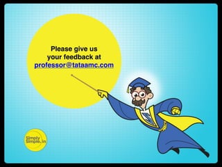 Please give us !
your feedback at!
professor@tataamc.com!

 