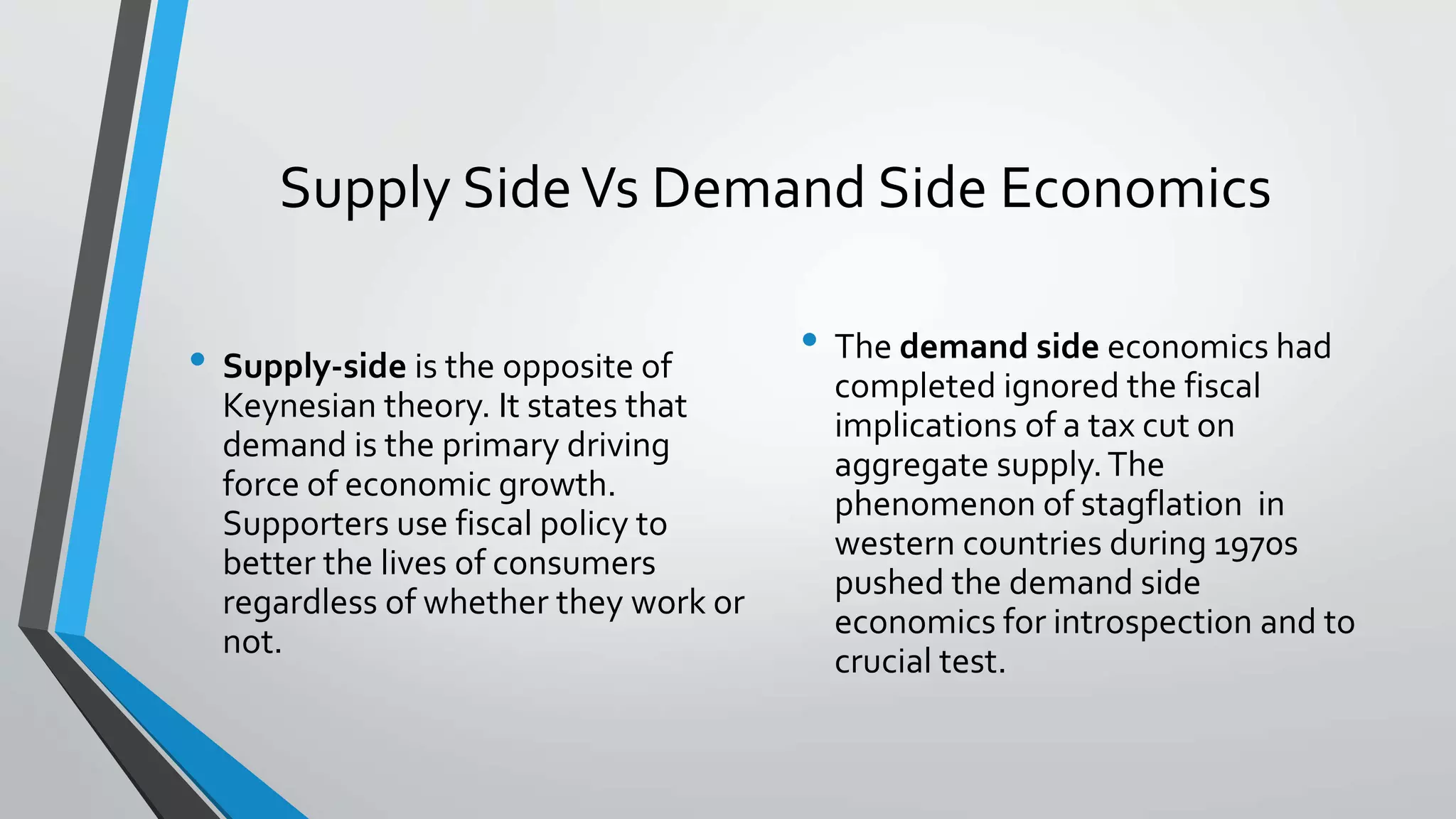 Supply side economics | PPTX