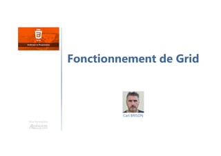 Carl BRISON
Une formation
Fonctionnement de Grid
 