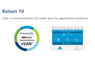 Raison 10
Créer un environnement HCI solide pour les applications modernes
 