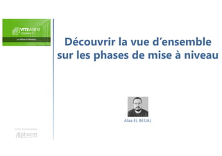 Découvrir la vue d’ensemble
sur les phases de mise à niveau
Une formation
Alaa EL BEJJAJ
 