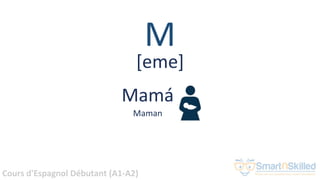 Cours d'Espagnol Débutant (A1-A2)
M
Mamá
Maman
[eme]
 