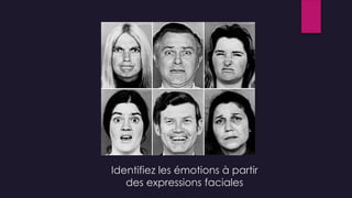 Identifiez les émotions à partir
des expressions faciales
 