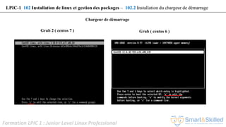 Formation LPIC 1 : Junior Level Linux Professional
Chargeur de démarrage
LPIC-1 102 Installation de linux et gestion des packages – 102.2 Installation du chargeur de démarrage
Grub ( centos 6 )Grub 2 ( centos 7 )
 