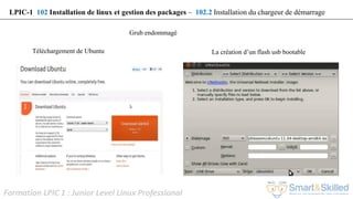 Formation LPIC 1 : Junior Level Linux Professional
LPIC-1 102 Installation de linux et gestion des packages – 102.2 Installation du chargeur de démarrage
Téléchargement de Ubuntu La création d’un flash usb bootable
Grub endommagé
 