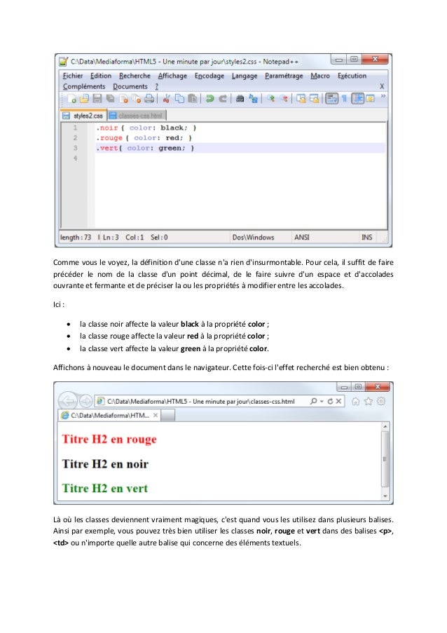 Support Tutoriel Debuter Html5 Css3 Et Javascript Tome 2