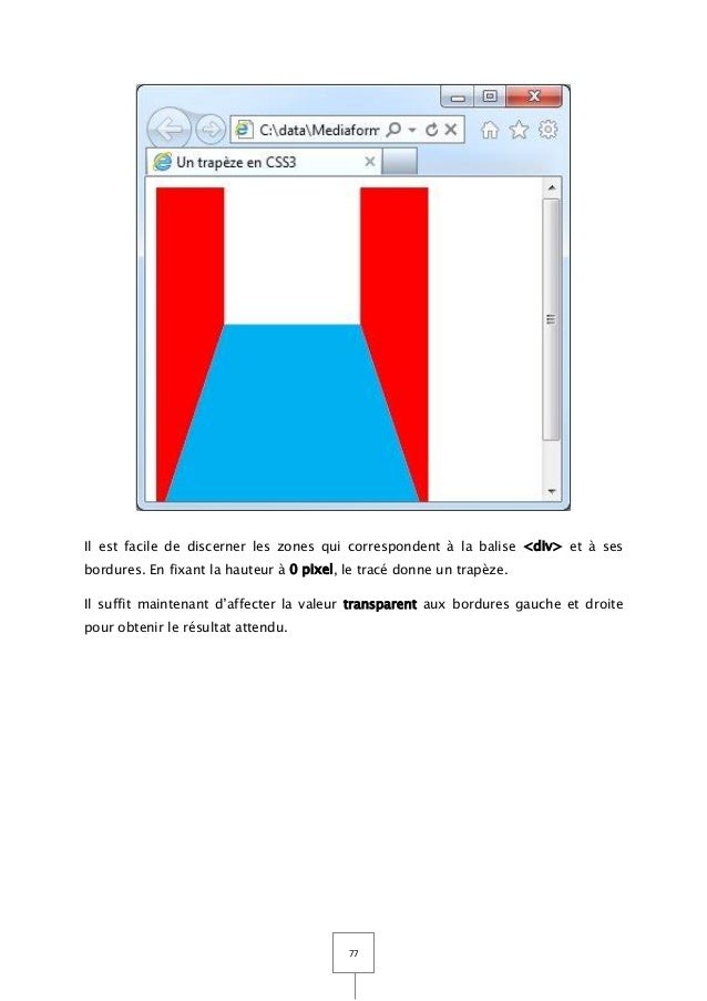 Avoir Images Support Tutoriel Debuter Html5 Css3 Et Javascript Tome 3 par