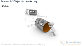 Formation Découvrez les phares du marketing
Séance 4/ Objectifs marketing
Réaliste
 