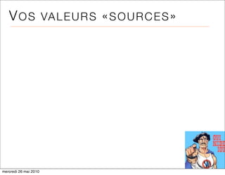 V O S VA L E U R S « S O U R C E S »




mercredi 26 mai 2010
 