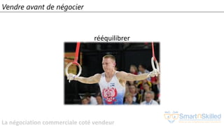 La négociation commerciale coté vendeur
Vendre avant de négocier
rééquilibrer
 