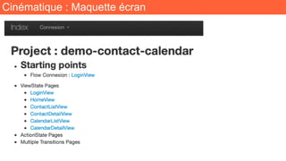 Cinématique : Maquette écran
 