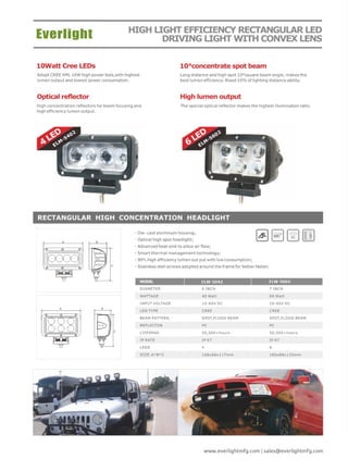 Everlight LED Driving Light | PDF