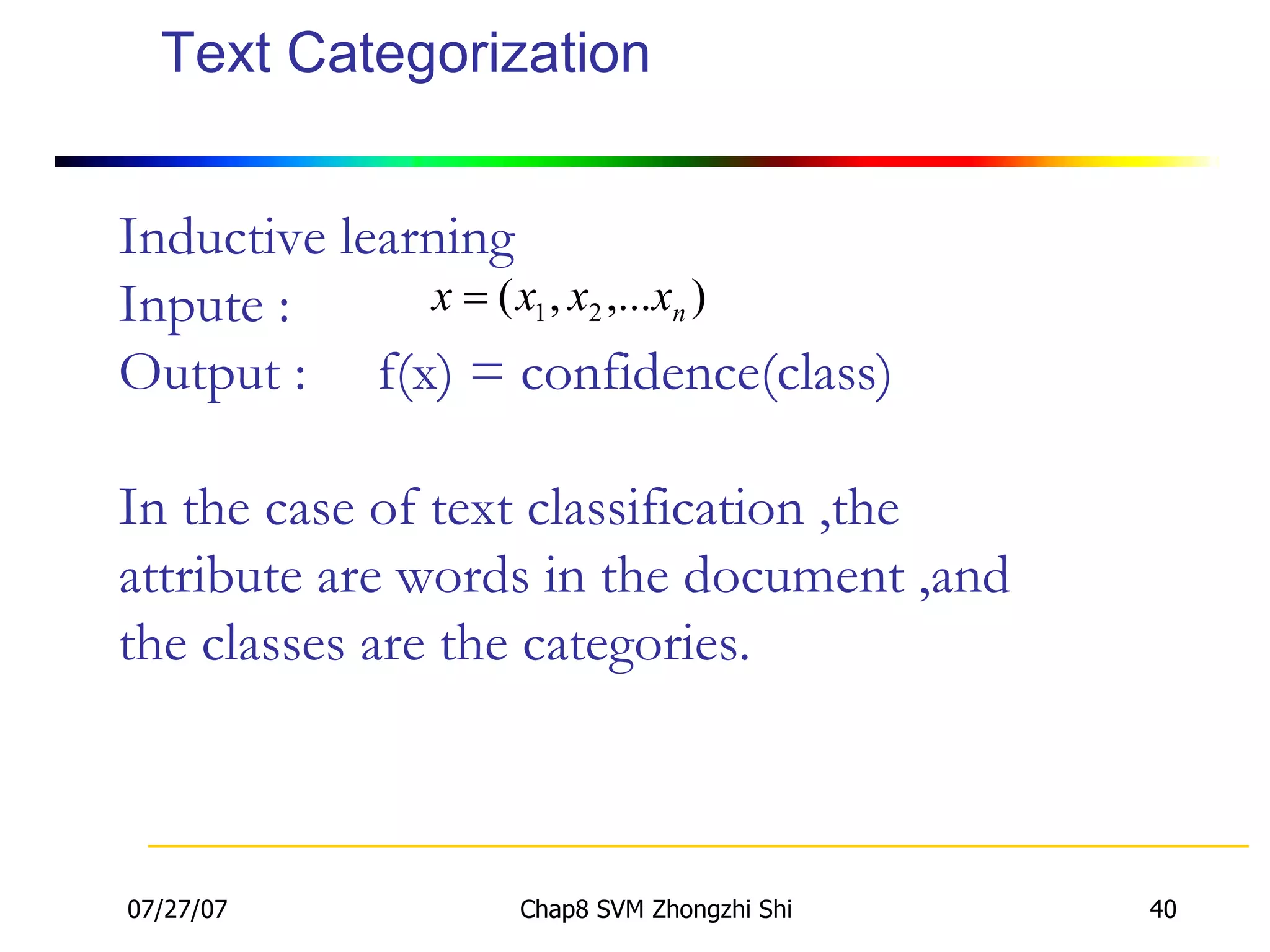 Support Vector Machines | PPT